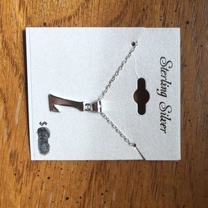 Sterling Silver “L” Necklace